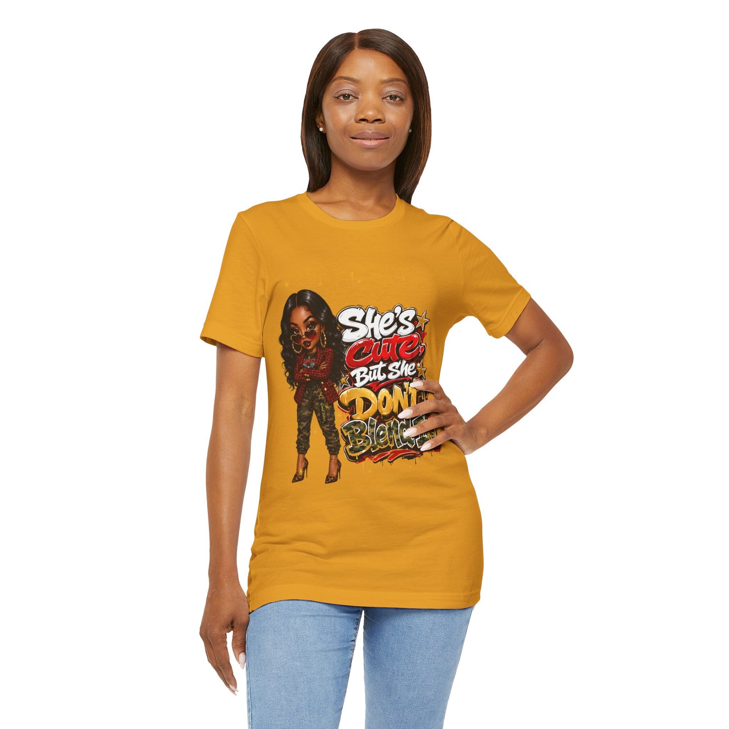 She's Cute But She Don't Blend In T-Shirt