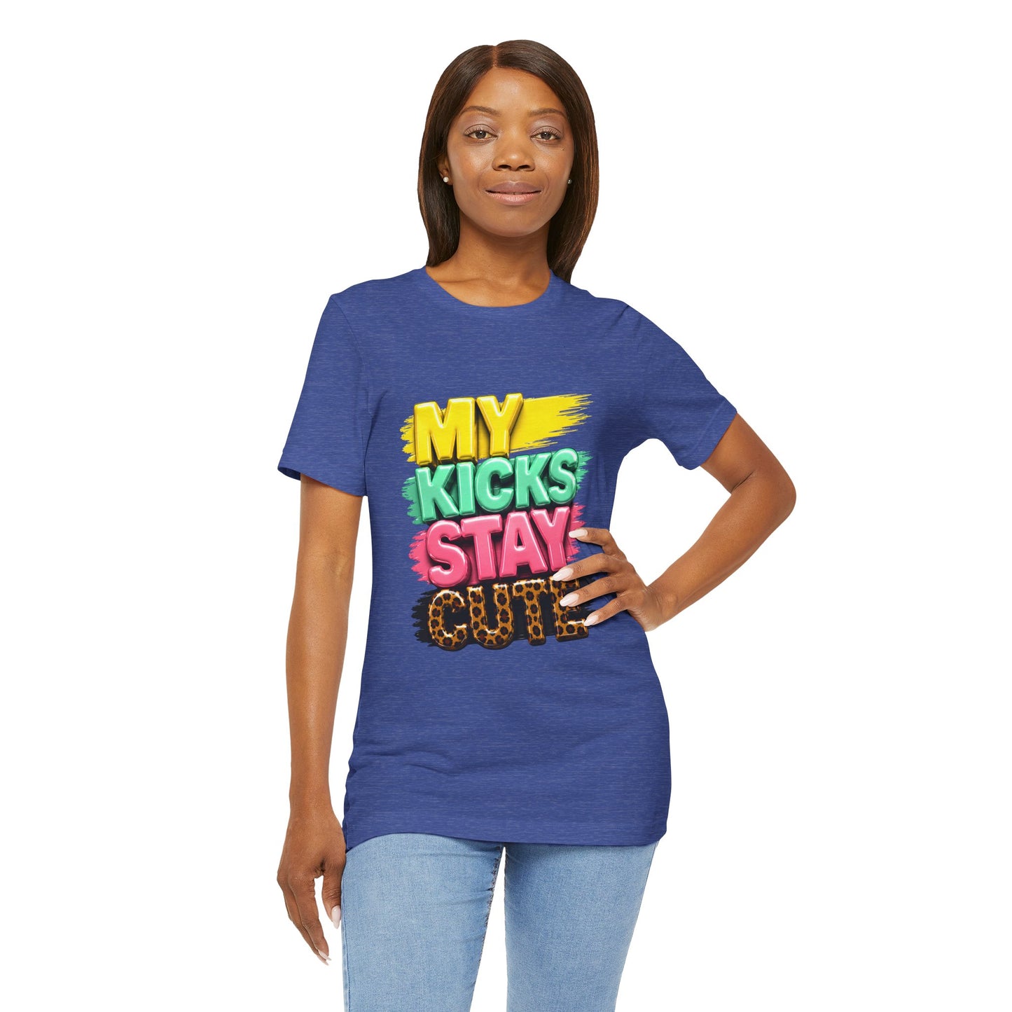 My Kicks Stay Cute Tee – Fun Retro Graphic Sneaker Shirt
