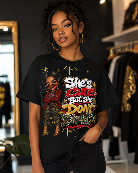 She's Cute But She Don't Blend In T-Shirt