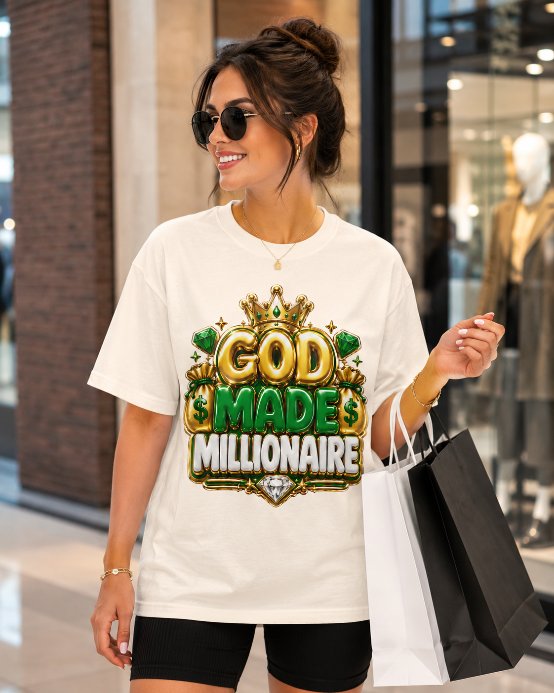 God Made Me Millionaire T-Shirt