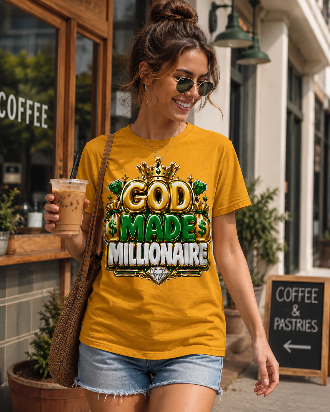 God Made Me Millionaire T-Shirt
