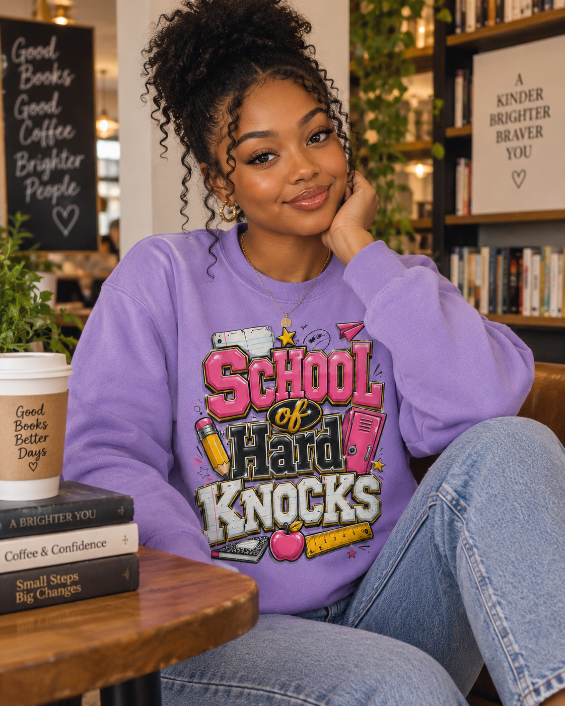 School of Hard Knocks Sweatshirt — Retro Graphic Crewneck